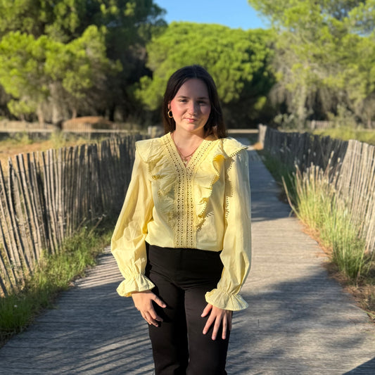 Blouse Marie jaune