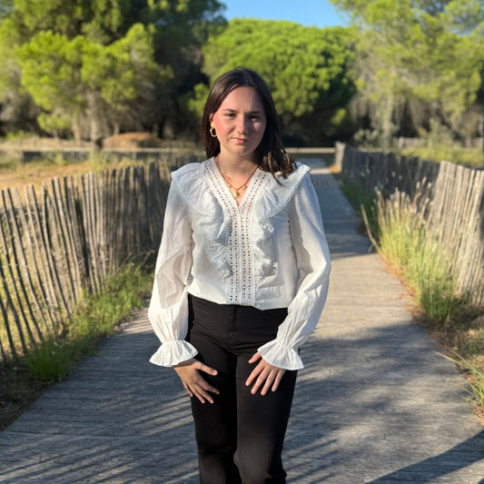 Blouse Marie blanche