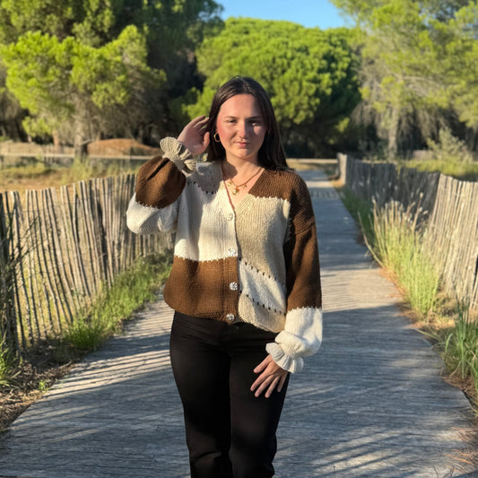 Cardigan Romy chocolat