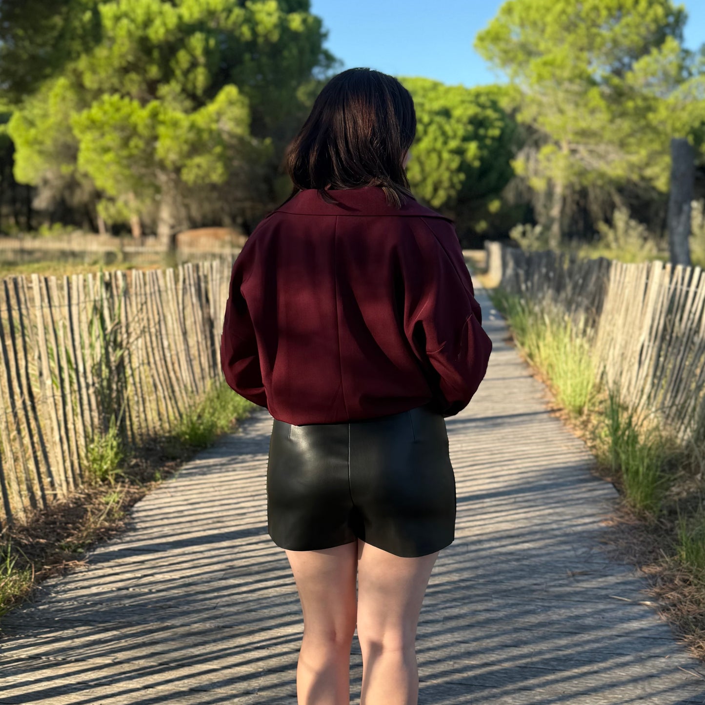 Jupe-short Vanessa noire