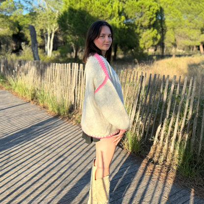 Gilet Cindy rose